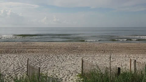 Protected Holden Beach, NC Stock Footage 36955386
