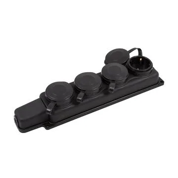 Protected socket isolated Stock Photos