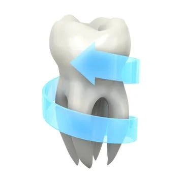 Protected tooth Stock Illustration