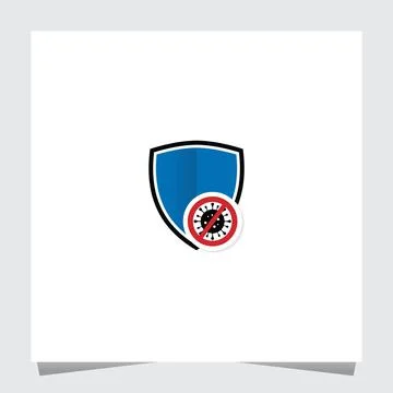 Protected From Virus Logo inspirations Template. Icon Stock Illustration