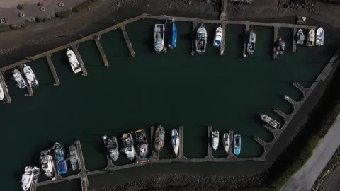 Protected Waters of Bodega California Drone View Stock Footage 142775349
