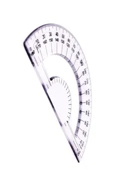 Protecter maths isolated on white background with selective focus Stock Photos