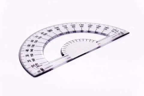 Protecter maths isolated on white background with selective focus Stock Photos