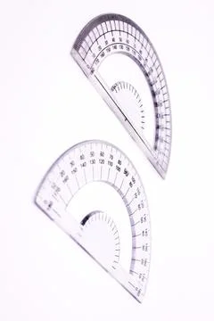 Protecter maths isolated on white background with selective focus Stock Photos
