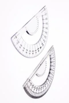 Protecter maths isolated on white background with selective focus Stock Photos