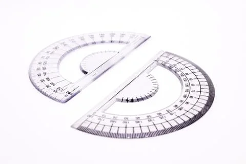 Protecter maths isolated on white background with selective focus Stock Photos