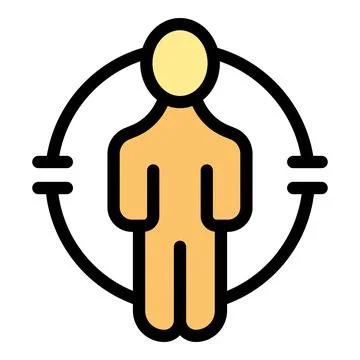 Protecting individuality and setting limits, respecting personal boundaries.. Stock Illustration