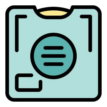 Protecting sensitive data, secure storage with floppy disk icon Illustrazione stock