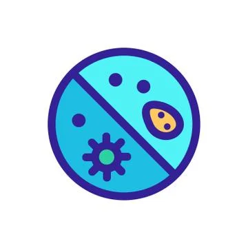 Protection from bacteria icon vector. Isolated contour symbol illustration Stock-Illustration