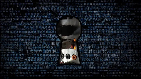 Protection of computer data. Data protection in the Internet network Stock Footage 80189217