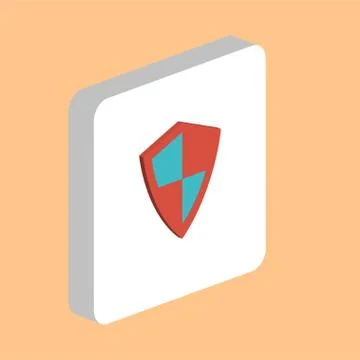 Protection computer symbol Stock Illustration