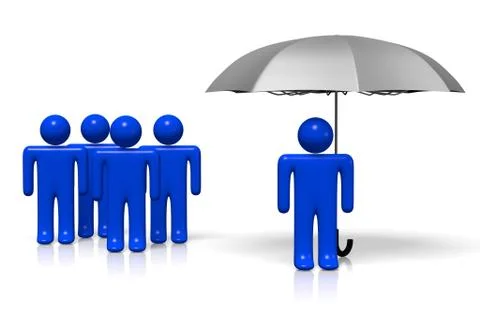 Protection concept Stockillustratie