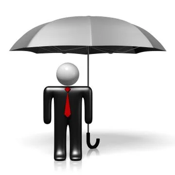 Protection concept Stockillustratie