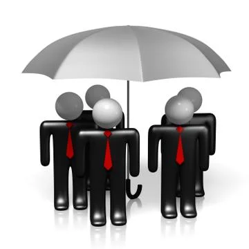 Protection concept Stockillustratie