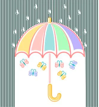Protection concept of the soul Stock Illustration
