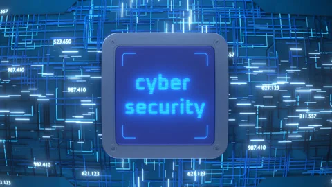 Protection data leaks. Protection of the banking system. Stock Footage 280555749