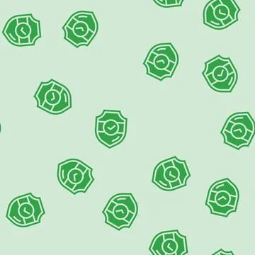 Protection esg glyph vector seamless pattern Illustrazione stock
