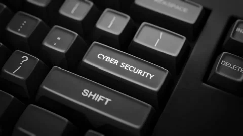 Protection from hacker attacks. Cyber war. Cyber security. Security of the Stock Footage 314417858