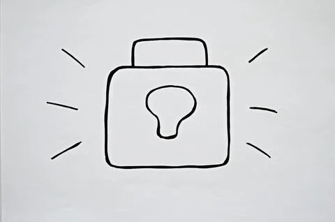 Protection icon. Padlock icon Stock Illustration