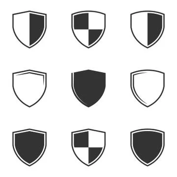 Protection icons Stock Illustration