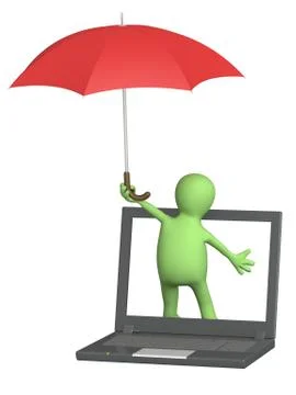 Protection of information Stock Illustration