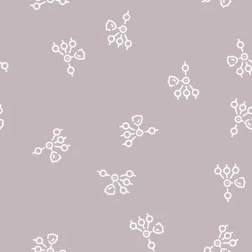 Protection nodes line vector seamless pattern line イラスト素材