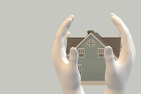 Protection of property Stock Illustration