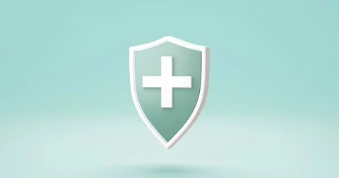 Protection safe shield or safety guard virus defense on secure. Stock Footage 154290811