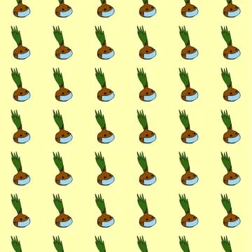 Protection seamless colored pattern. Vector background included cartoon Stock Illustration