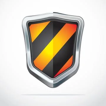 Protection shield security icons. vector illustration. Stock Illustration