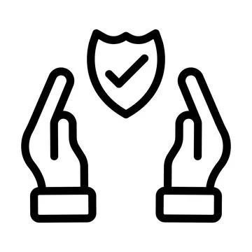 Protection Vector Icon Design Illustration Illustrazione stock