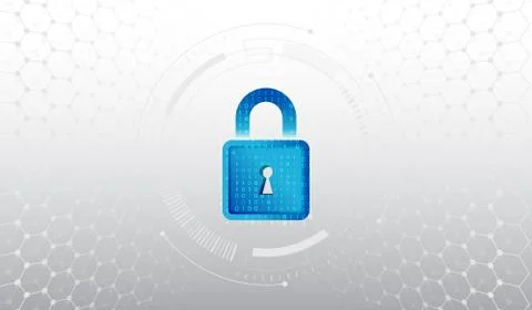 Protection from virus attack. Global antivirus secure system. Hi-tech communi Illustrazione stock