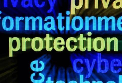 Protection word cloud Stock Illustration