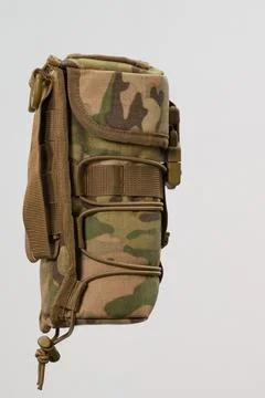 Protective case for monocular in pixel art for army, cover for thermal imager Stock Photos