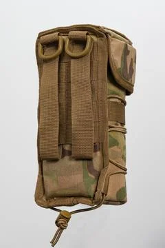 Protective case for monocular in pixel art for army, cover for thermal imager Stock Photos