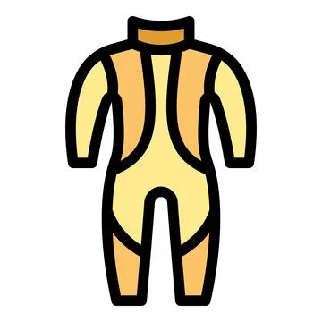Protective diving suit offering thermal insulation and freedom of movement Stock Illustration