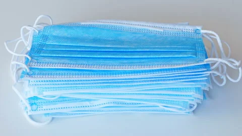 Protective Face Mask Stock Footage 134070160