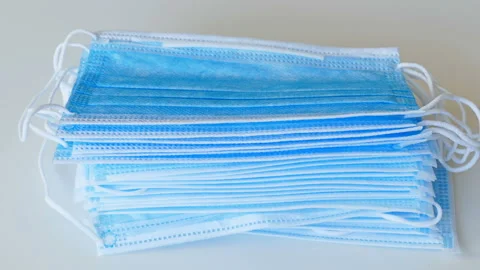 Protective Face Mask Stock-Footage 134191754