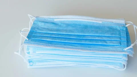 Protective Face Mask Stock-Footage 134288592