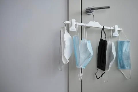 Protective face masks Stock Photos