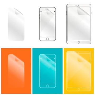 Protective film Stock Illustration