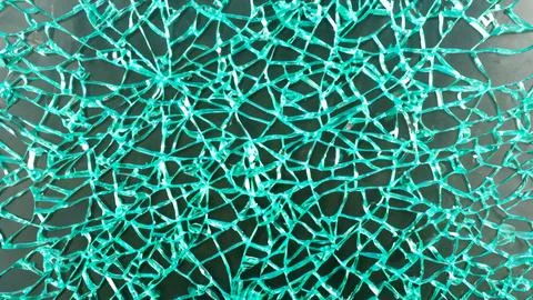 Protective glass wall, broken tempered glass texture Stock Illustration
