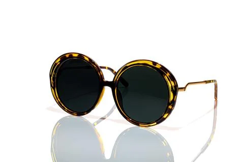 Protective glasses from the sun on a white background. Isolate. Healthy eyes. Stock Illustration