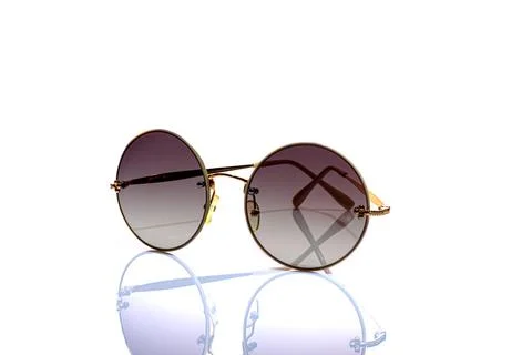 Protective glasses from the sun on a white background. Isolate. Healthy eyes. Stock Illustration
