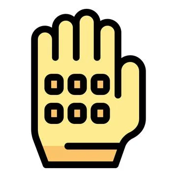Protective glove with grip enhancing surface for secure handling Illustration