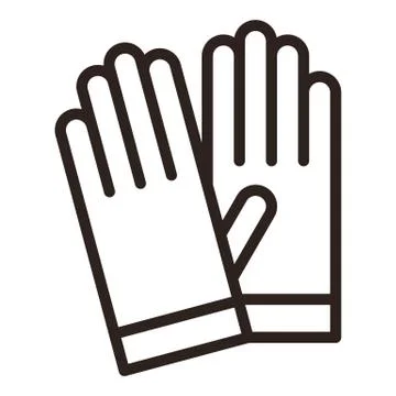 Protective gloves icon Stock Illustration