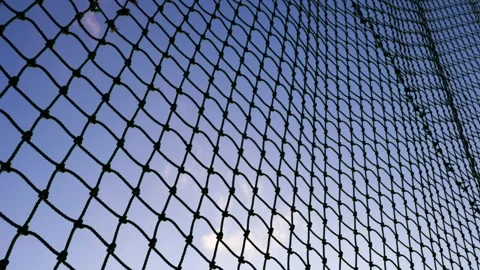 The protective net in the baseball field. Stock Footage 167298007