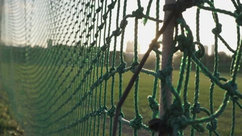 The protective net in the baseball field. Stock Footage 167298078