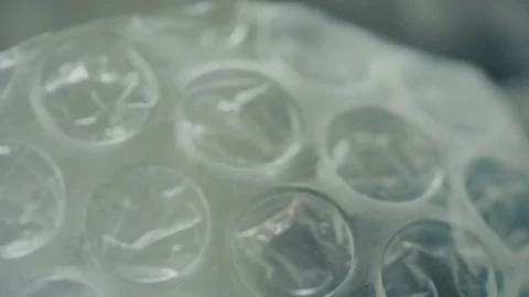 Protective packaging material for parcels and packaging of delicate fragile item Stock Footage 156213884