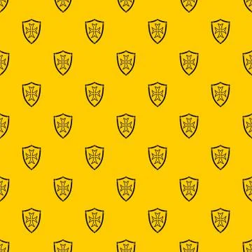 Protective shield pattern vector Stock Illustration